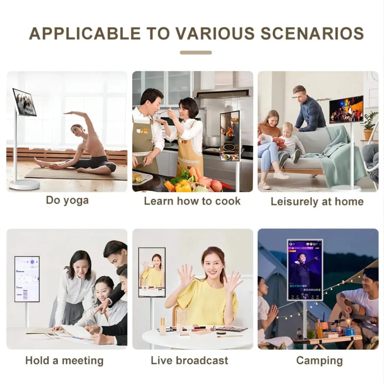 22-Inch Floor Stand Smart TV Android