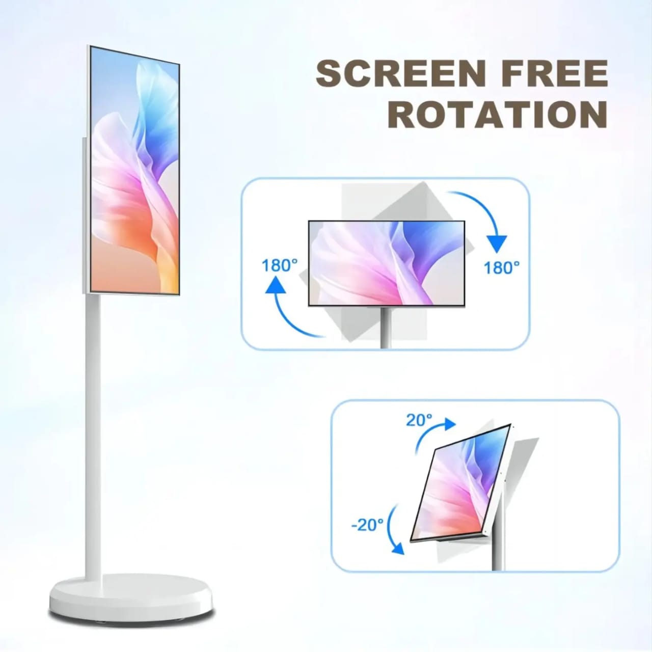 22-Inch Floor Stand Smart TV Android